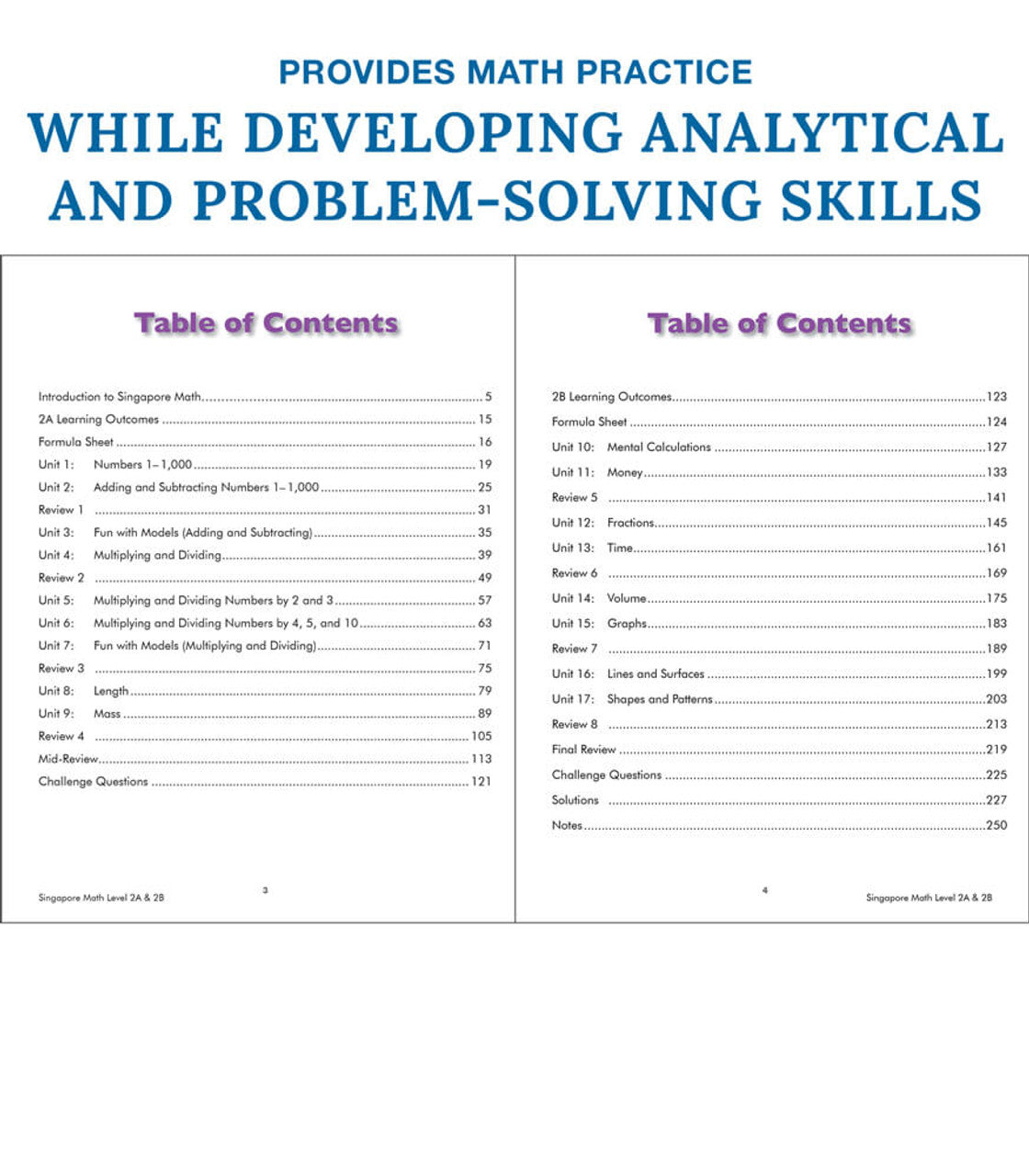 Singapore Math Level 2 A&B (Grade 3)