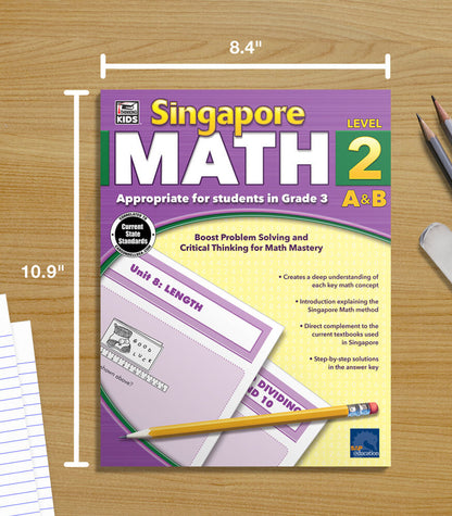 Singapore Math Level 2 A&B (Grade 3)