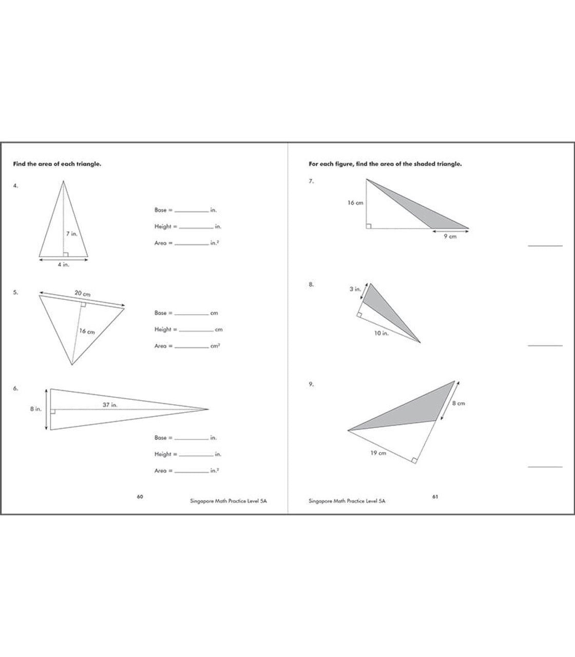 Singapore Math Level 5A (Grade 6)