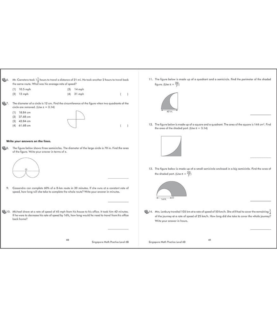 Singapore Math Level 6B (Grade 7)