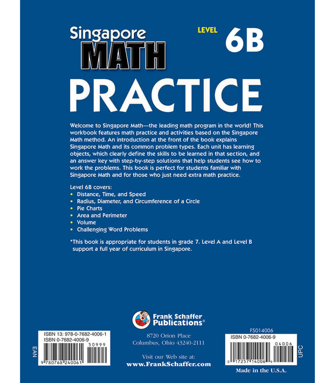 Singapore Math Level 6B (Grade 7)