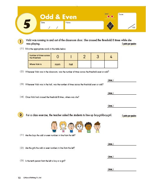 Kumon Word Problems Grade 5